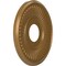 Ekena Millwork Berkshire PVC Medallion (Canopies up to 5 3/4"), 13"OD x 3 1/2"ID x 3/4"P, Metallic Gold Rush CMP13BECGH - alternate 5